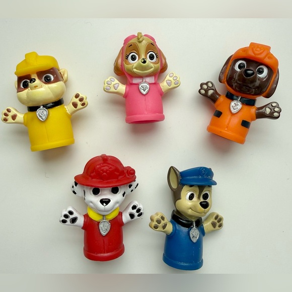 Paw Patrol Mini Finger Puppet Set - 5 pcs - Picture 3 of 6